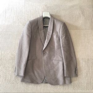 RICHARD JAMES of SAVILE ROW GREY SILK EVE JKT 38R